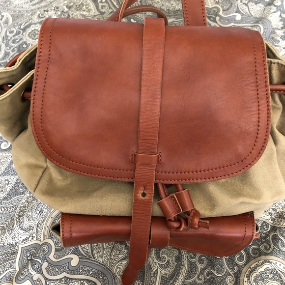 Madewell Tan and Brown Backpack - Picture 2 of 6